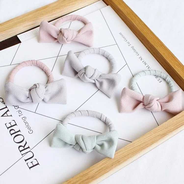 Macaron-colored Hair Ties