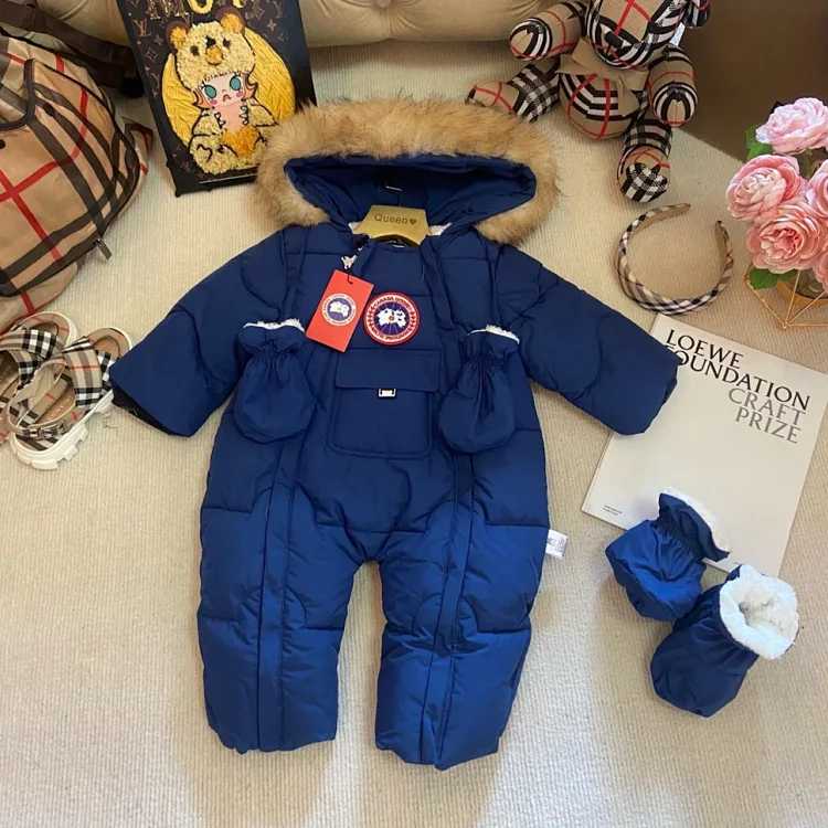 Canada Children's Down Jacket One-piece Suit