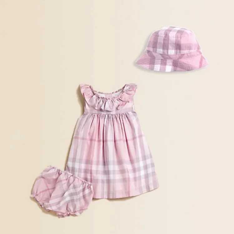 Pink Checkered Child's Skirt