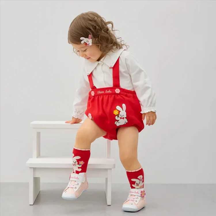 Baby Girl Overalls Set
