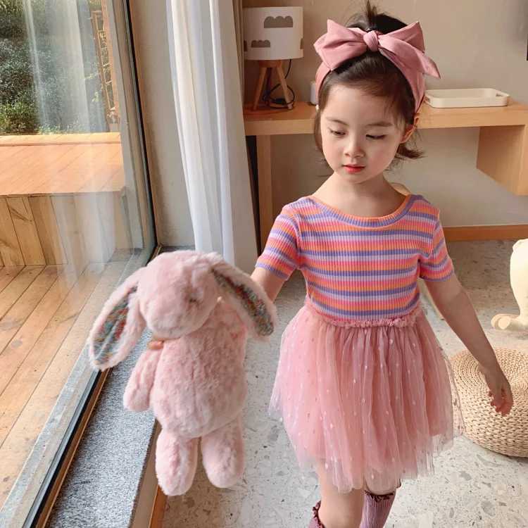 Children's Pink Top + Mesh Skirt