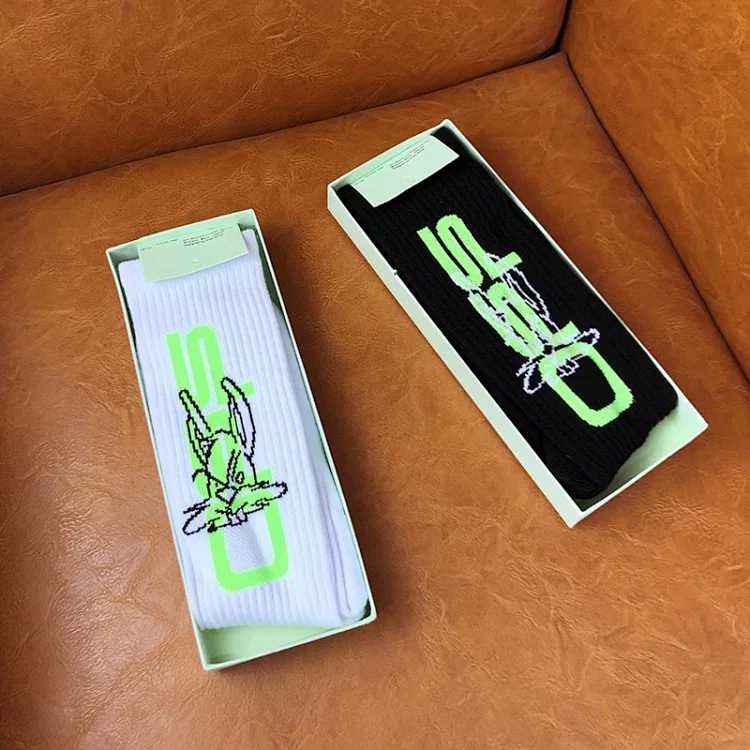 Off-White Off White Mid-calf Socks