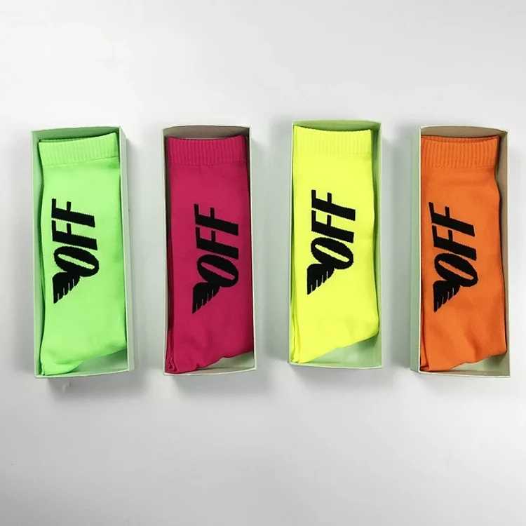 Off-White Off White Mid-calf Socks