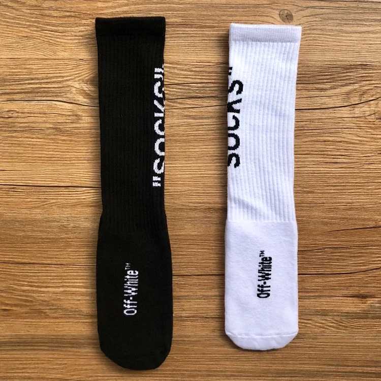 Off-White Off White Mid-calf Socks