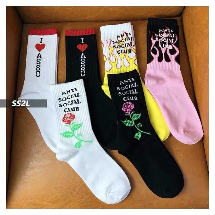 ANTI SOCIAL Mid-calf Socks