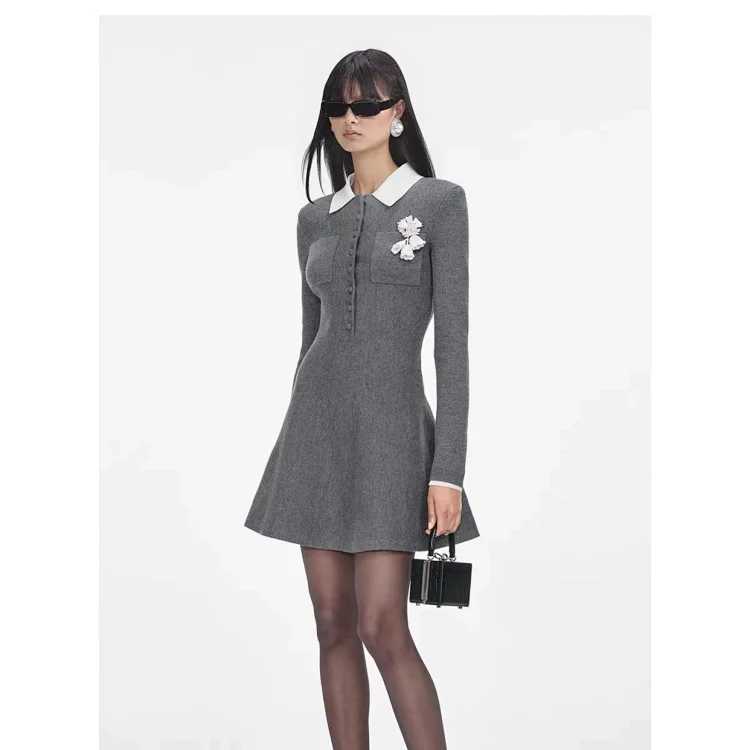 Self-Portrait Knitted Dress