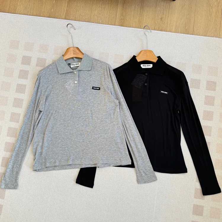 Miu Miu Miumiu Polo Long Sleeve