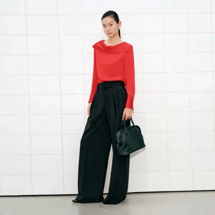 Wide-leg Suit Pants