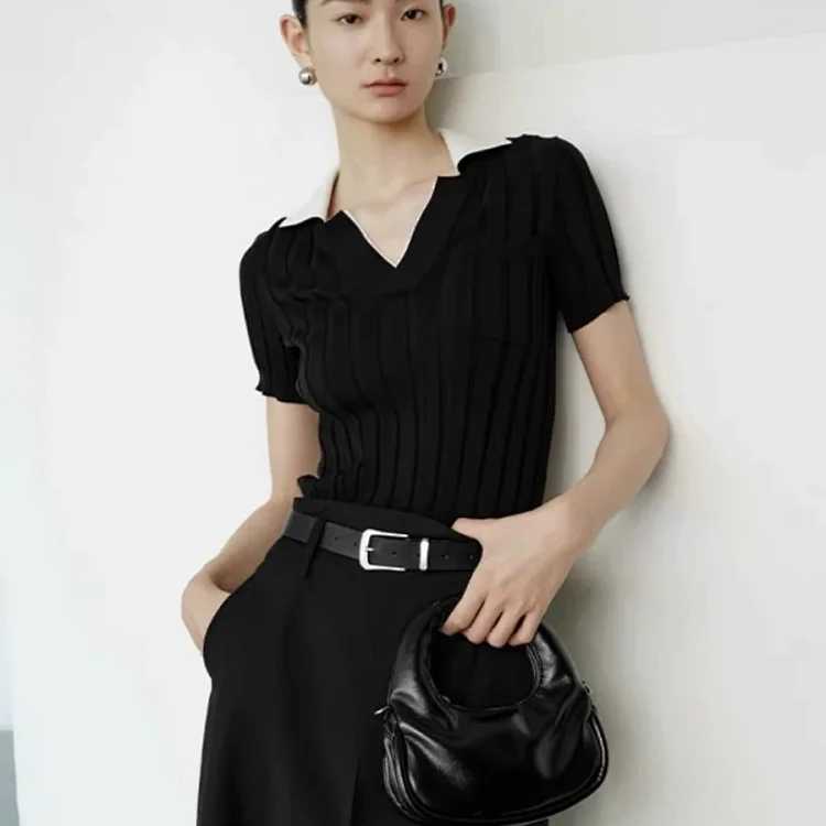 V-neck Polo Shirt