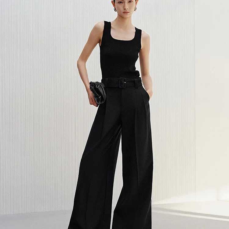 Straight-leg Trousers