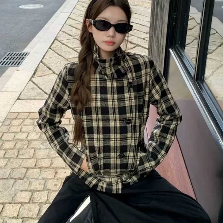 Checked Coat
