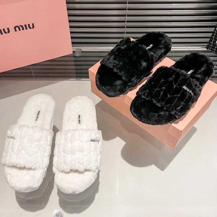 Miu Miu Miu Miu Cotton Slippers