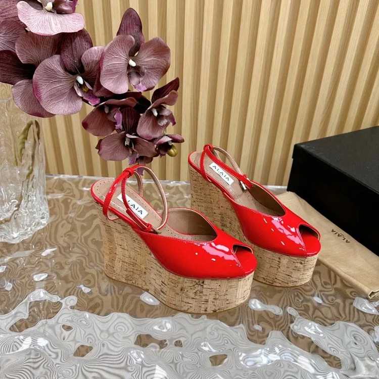 Alaia Wedge Sandals