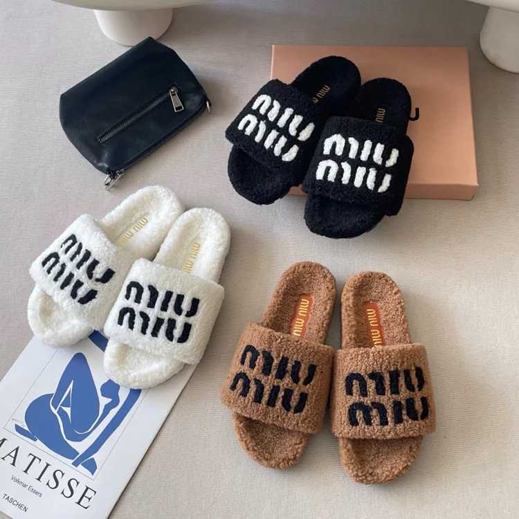 Miu Miu Miu Miu Cotton Slippers
