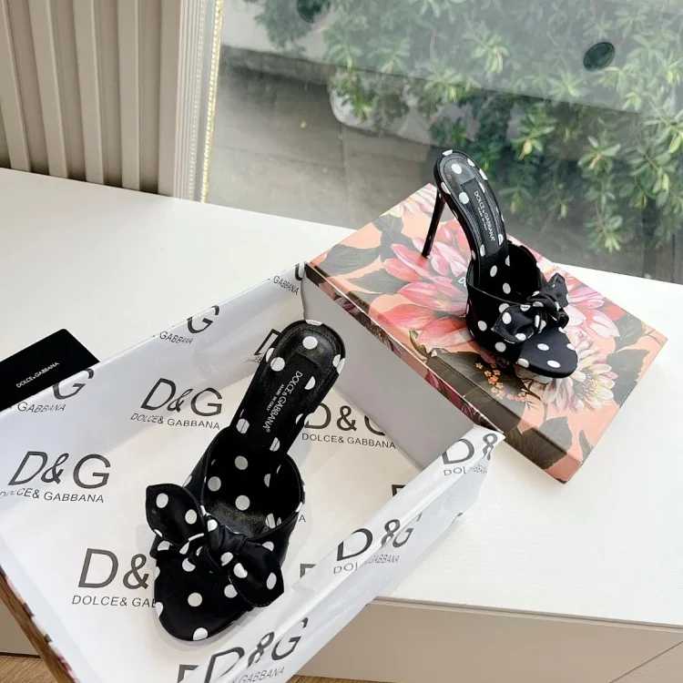 Dolce and Gabbana Dolce & Gabbana High-heeled Slippers